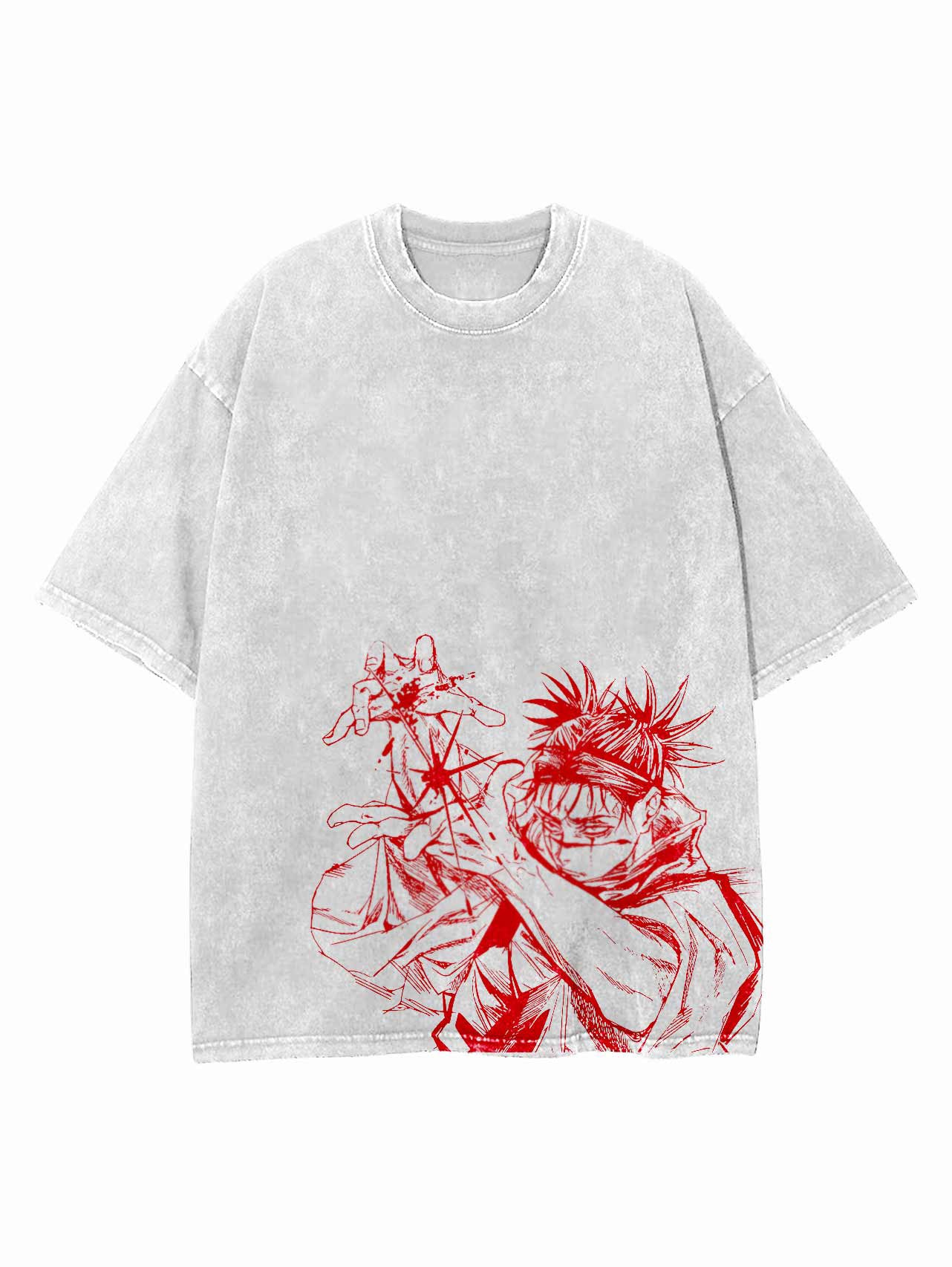 T-shirt Vintage Oversize Choso à deux faces
