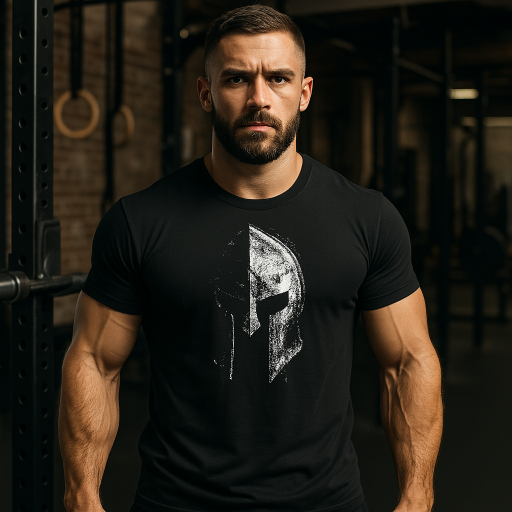Spartan Faded Gym T-Shirt