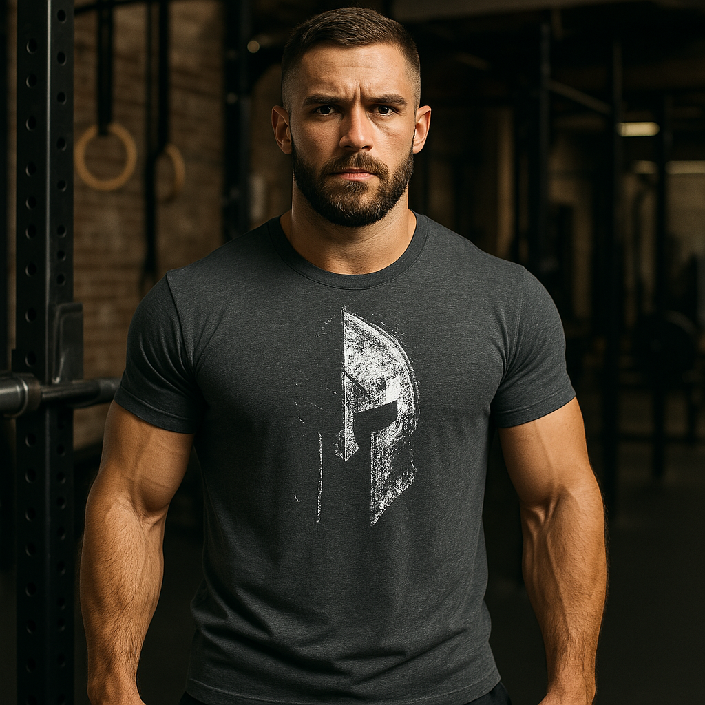 Spartan Faded Gym T-Shirt