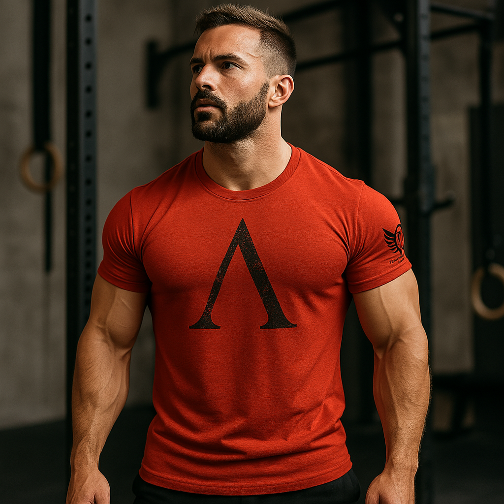 Spartan Symbol Hex Camo Gym T-Shirt
