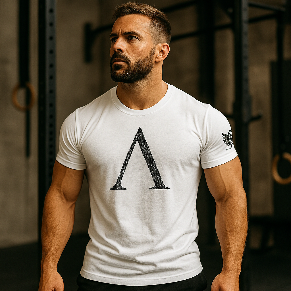 Spartan Symbol Hex Camo Gym T-Shirt