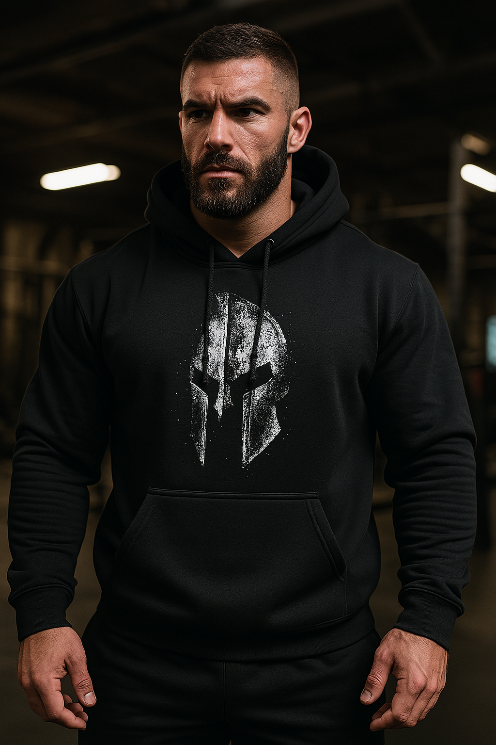 Spartan Faded - Sweat à capuche de gym