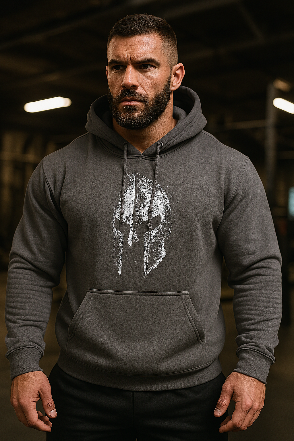 Spartan Faded - Sweat à capuche de gym