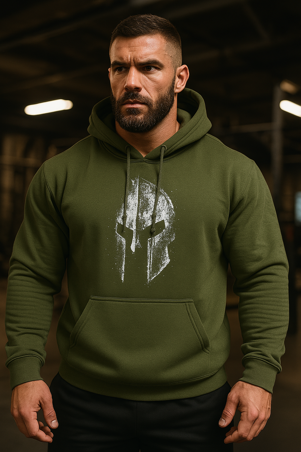 Spartan Faded - Sweat à capuche de gym