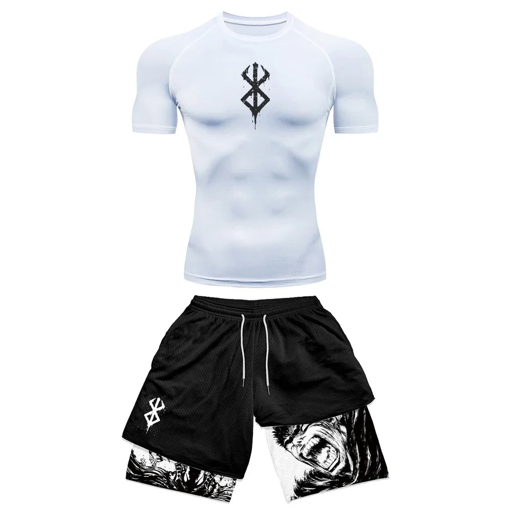 Anime Set T-shirt & Shorts