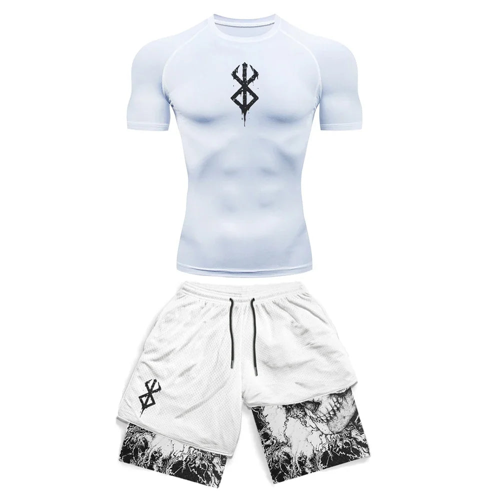 Anime Set T-shirt & Shorts