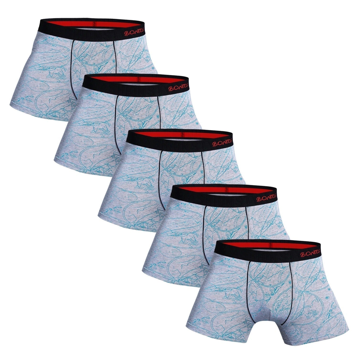 Pack mixte de 5 Boxershorts