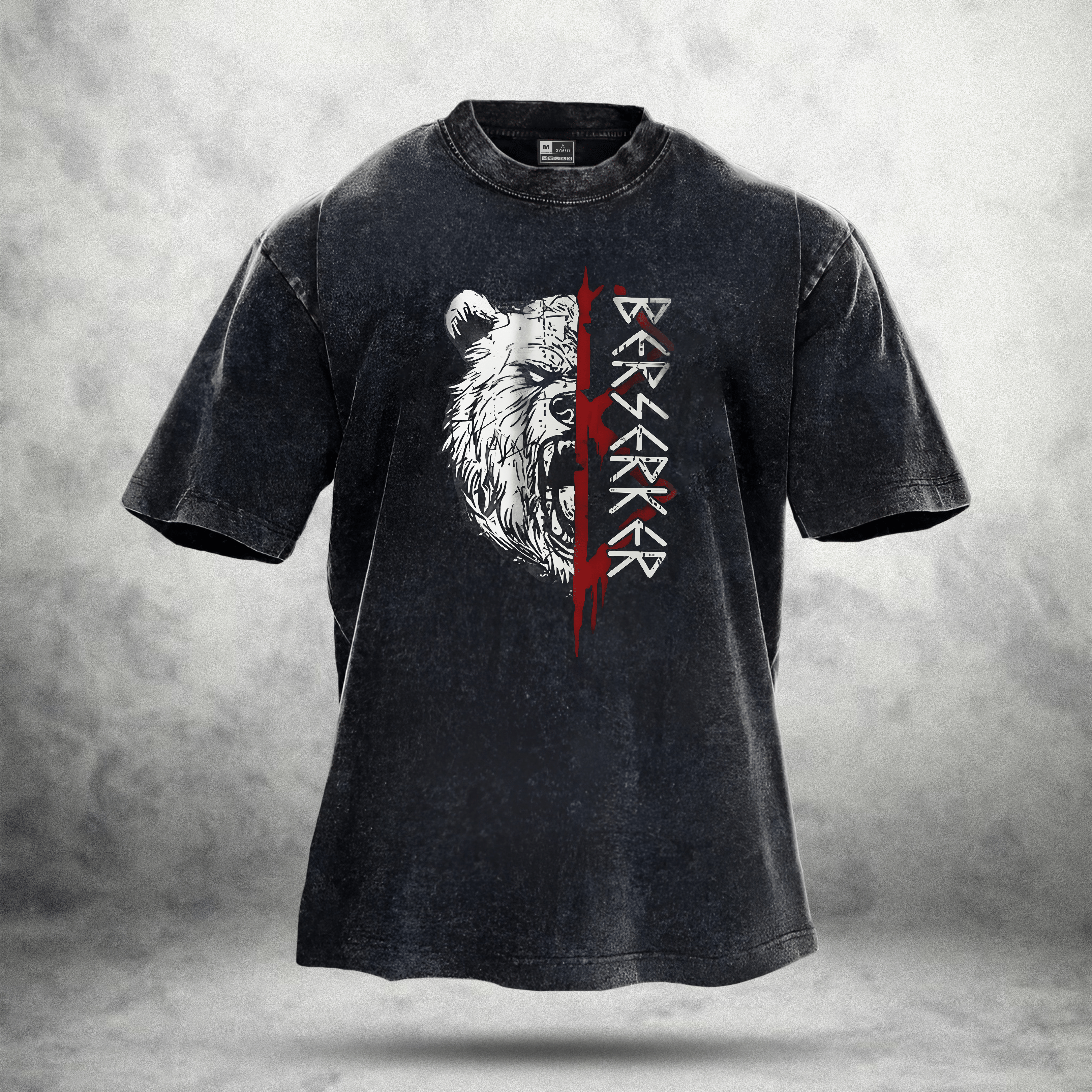 T-shirt Bear Ritual Lavé