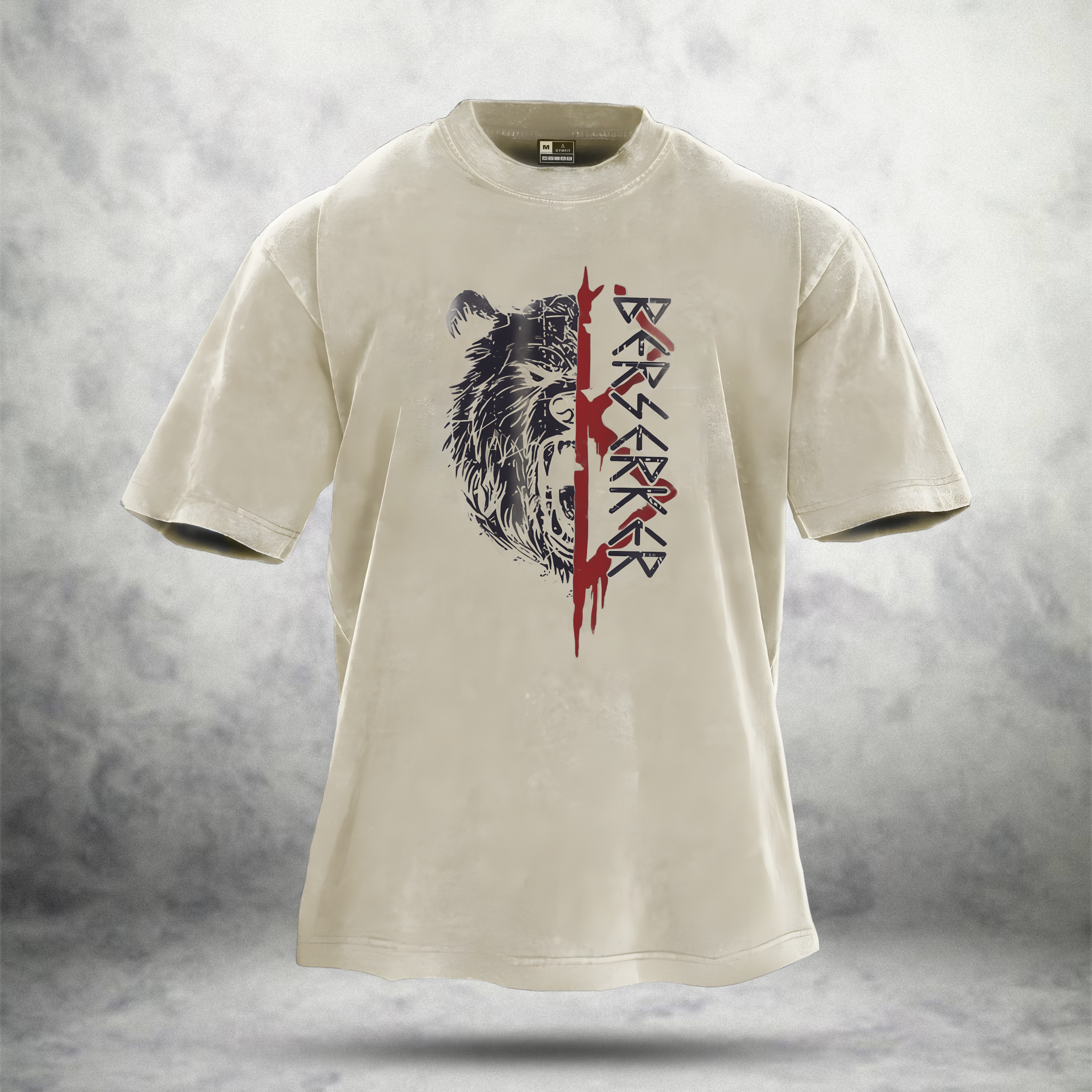 T-shirt Bear Ritual Lavé