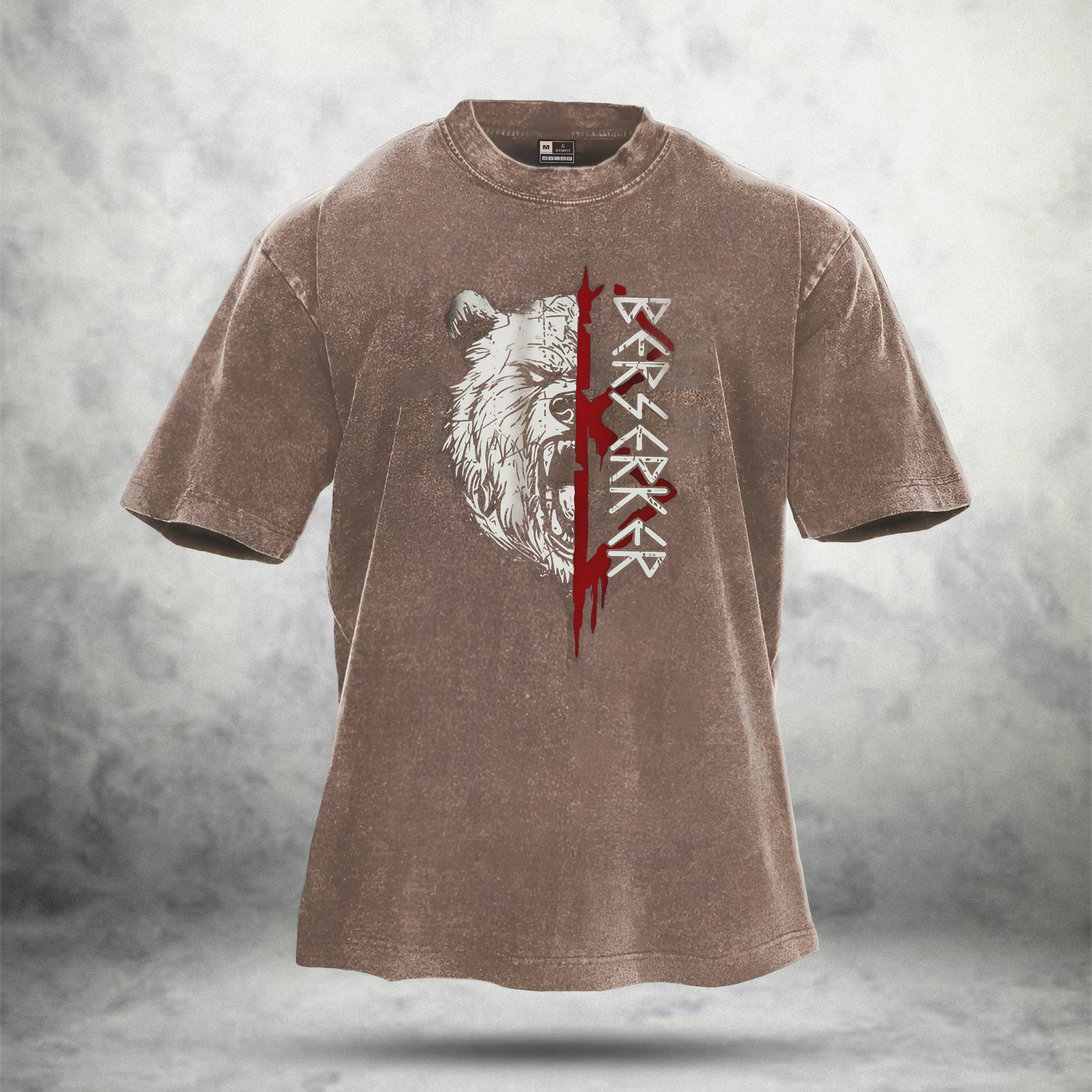 T-shirt Bear Ritual Lavé