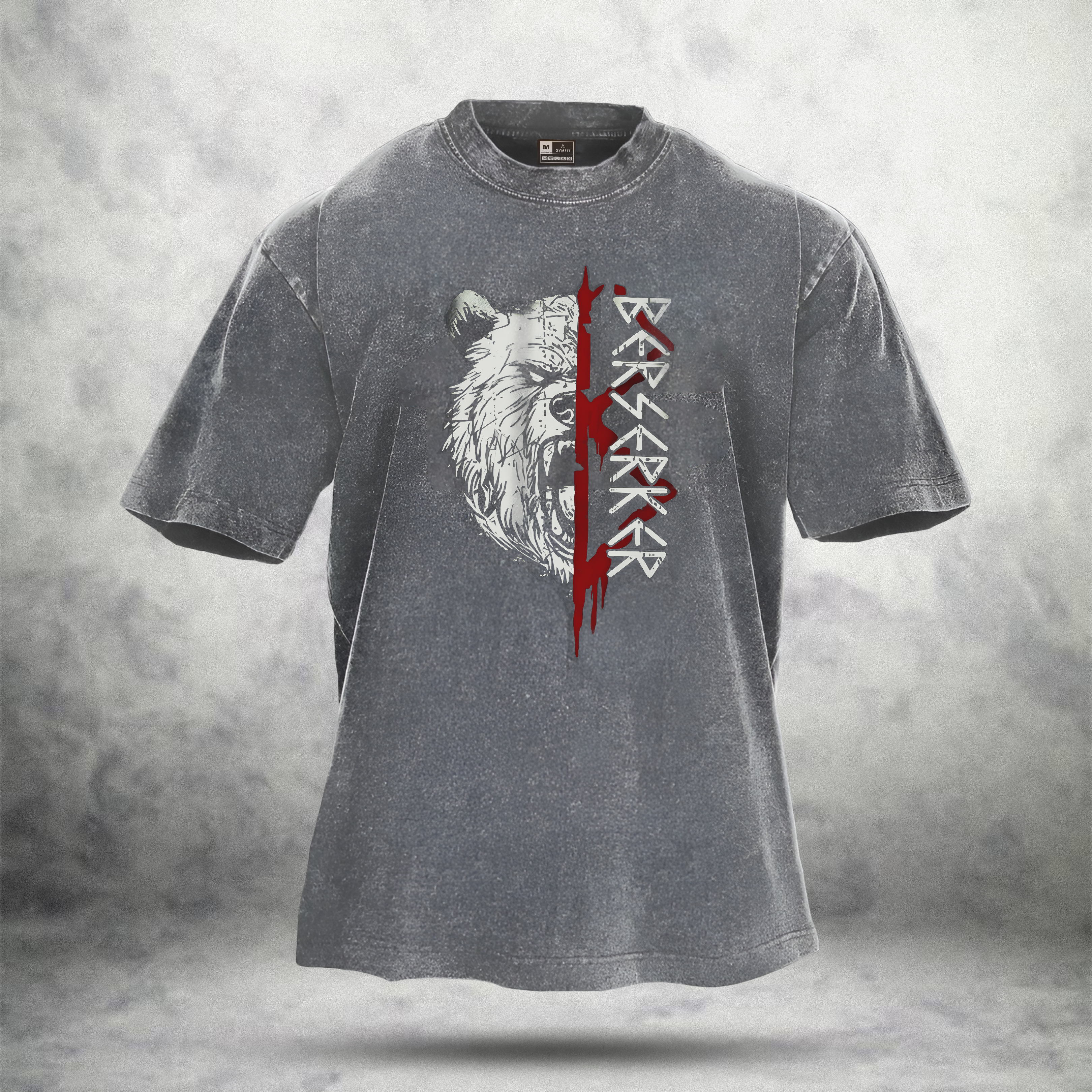 T-shirt Bear Ritual Lavé
