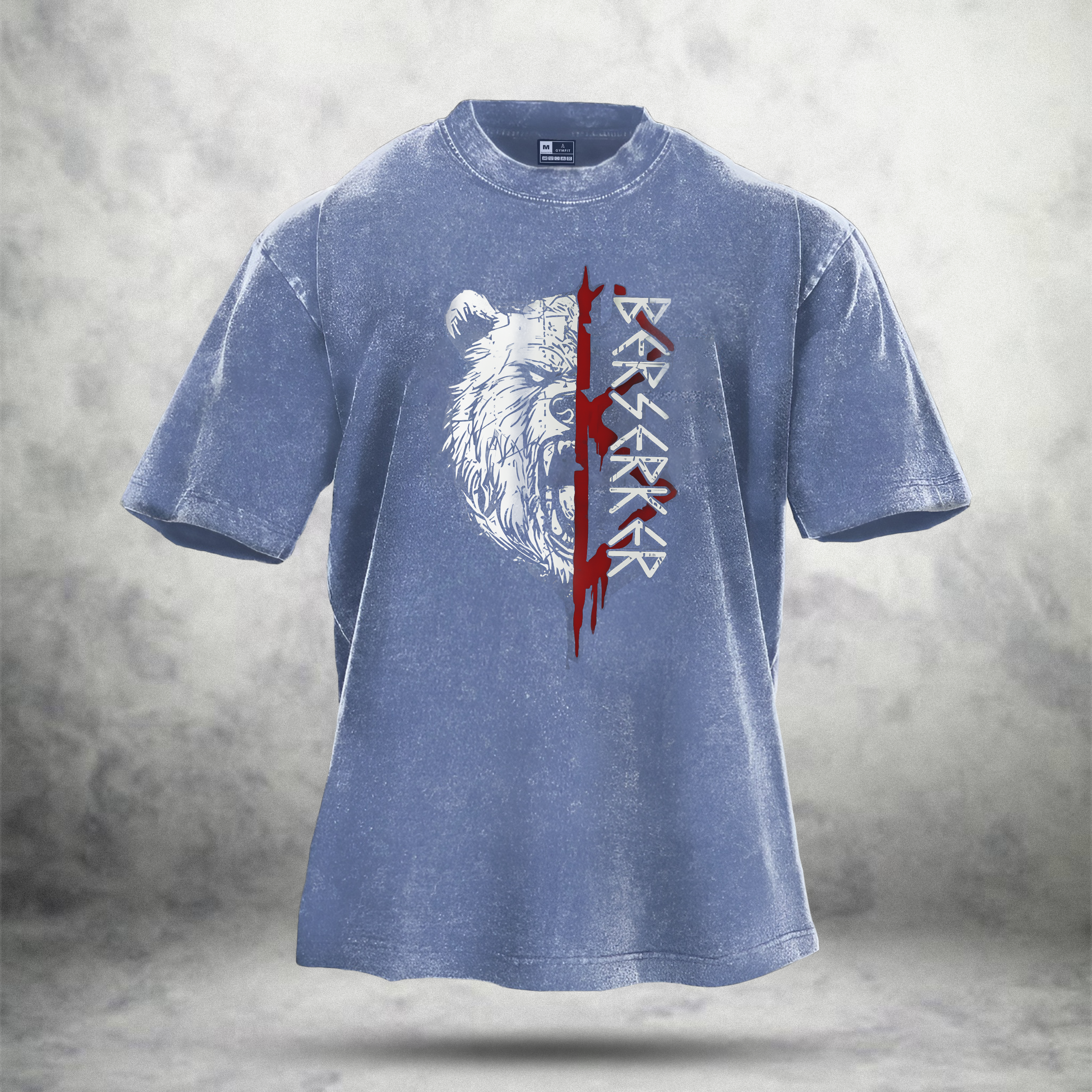 T-shirt Bear Ritual Lavé