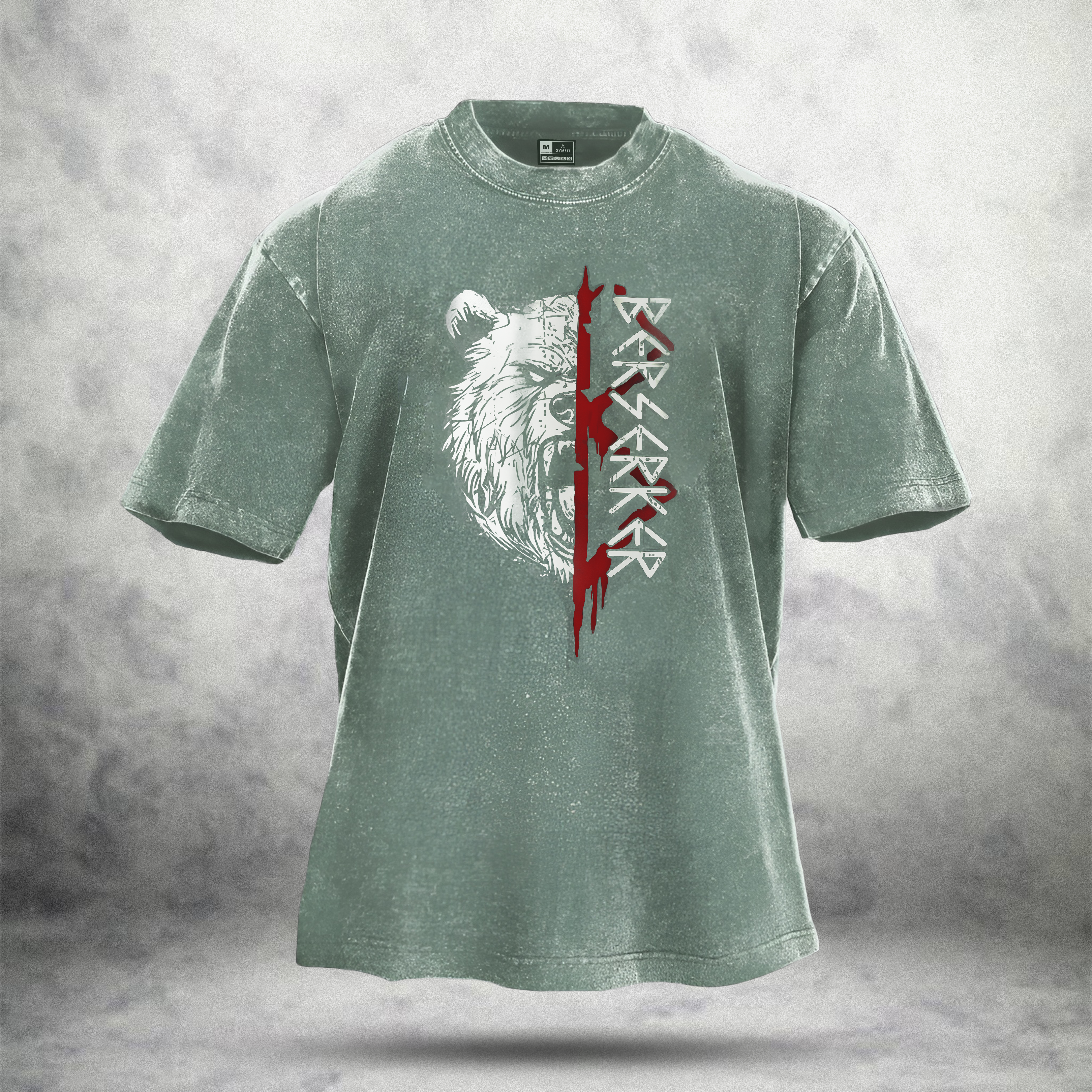 T-shirt Bear Ritual Lavé