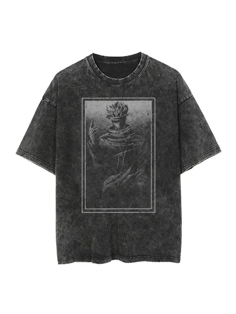 Gojo Satoru Vintage Oversize T-shirt