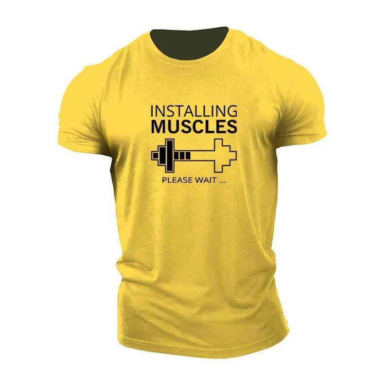 Installation Muscle T-shirt