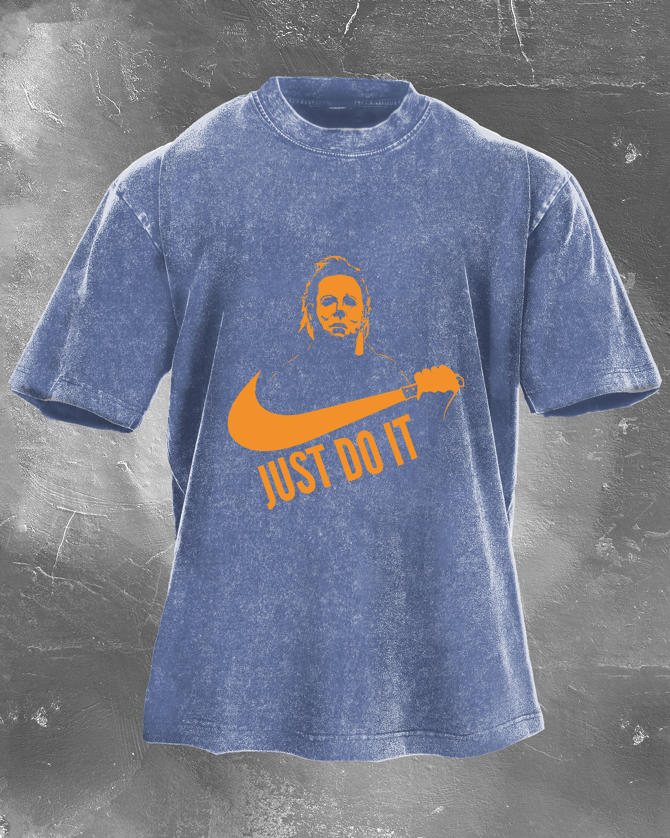 Just Do It T-shirt délavé pour hommes