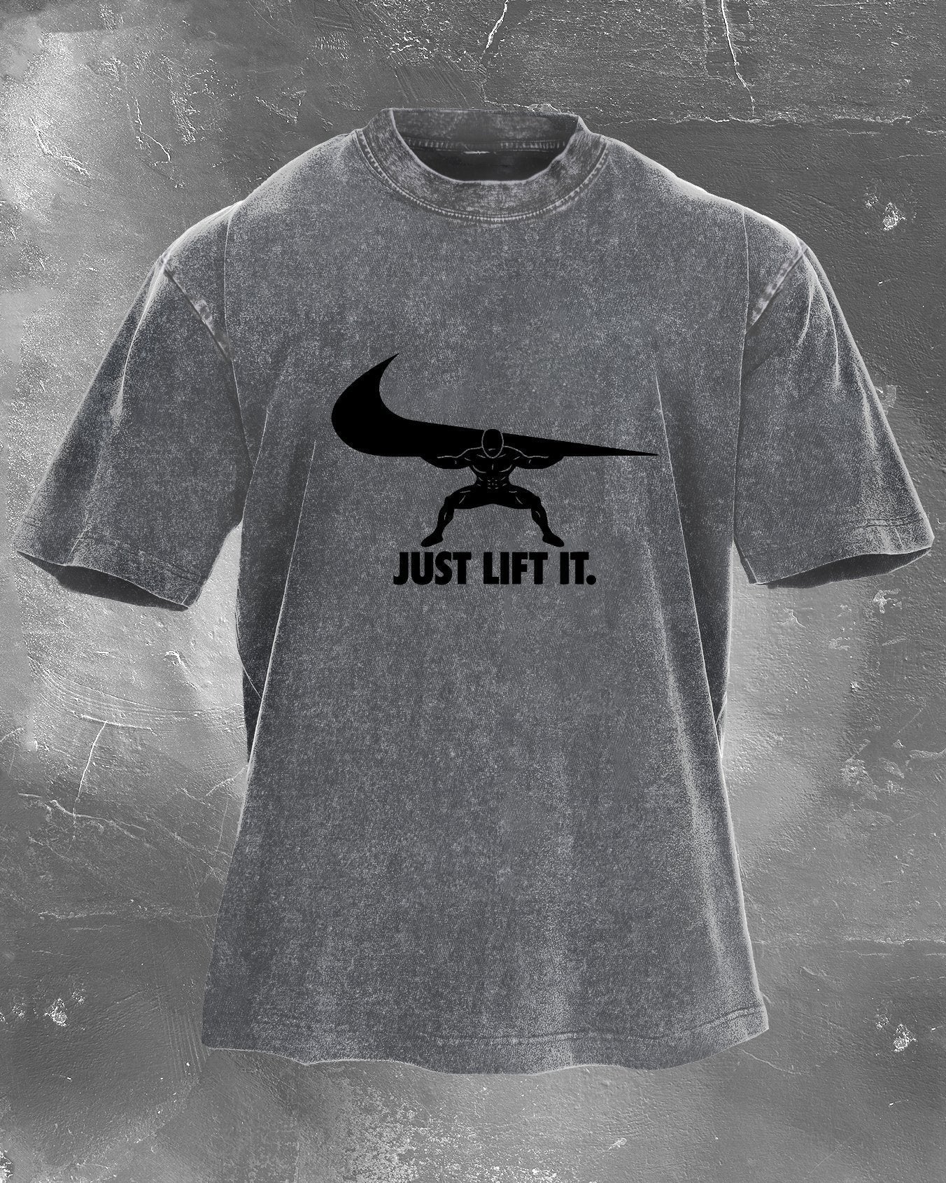 JUST LIFT IT WASHED T-SHIRT