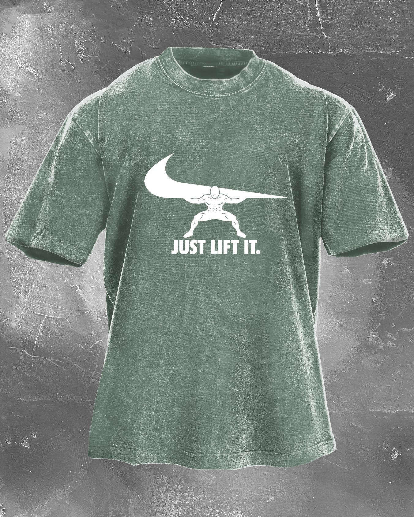 JUST LIFT IT WASHED T-SHIRT