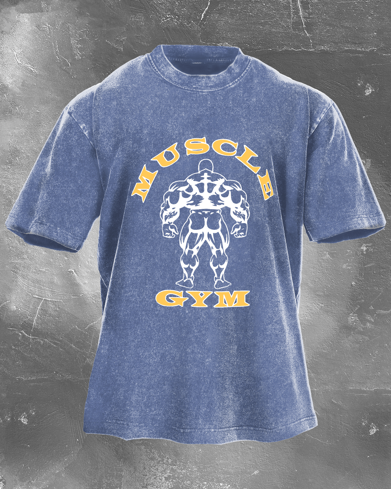 Muscle Gym Men's washed T-shirt
