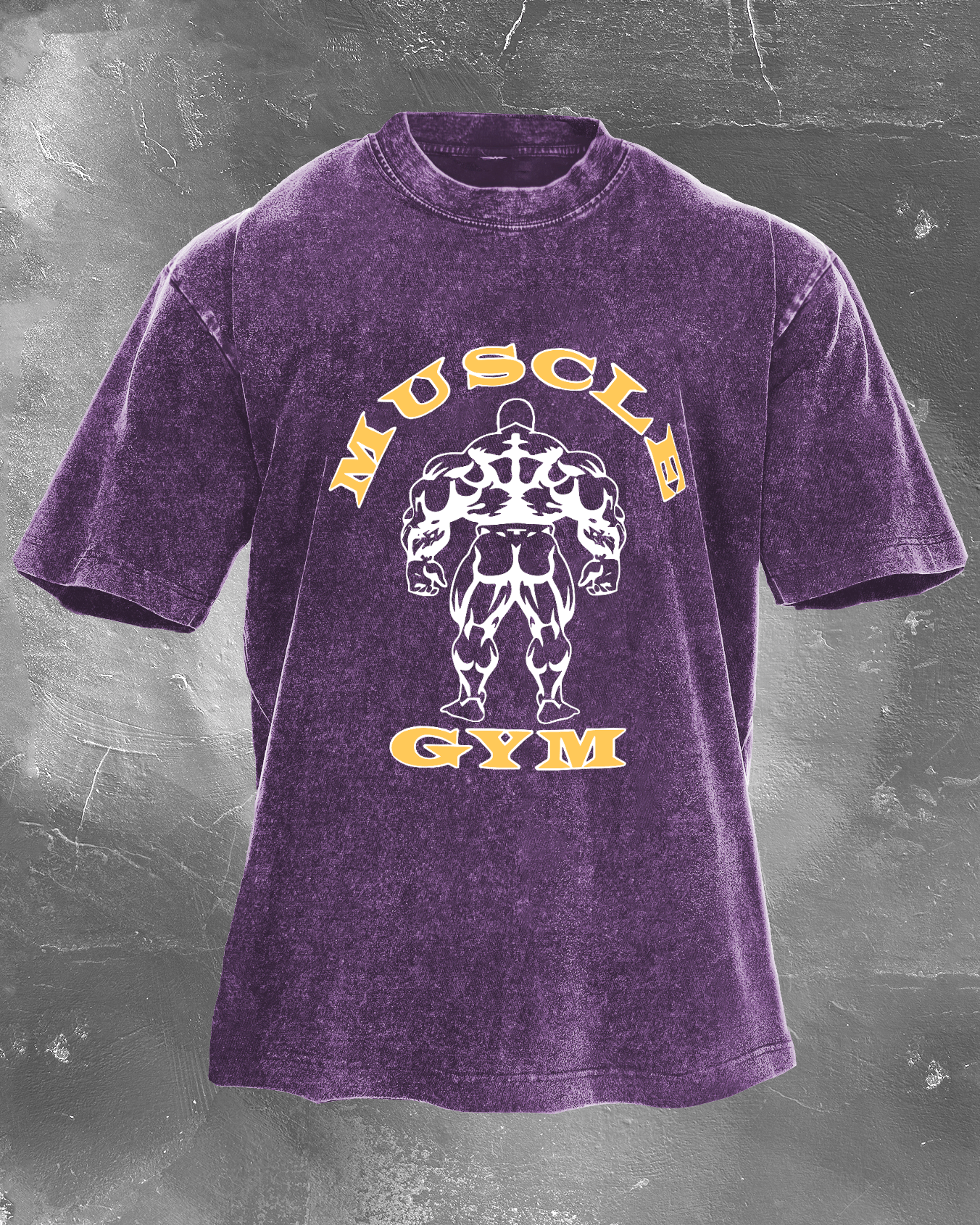 Muscle Gym Men's washed T-shirt