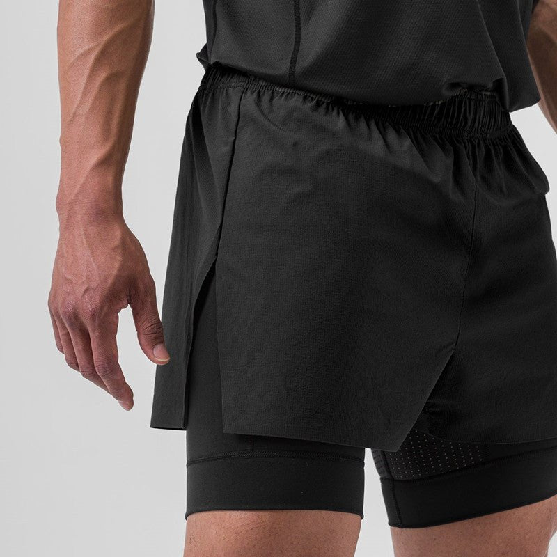 Short de sport 2 en 1