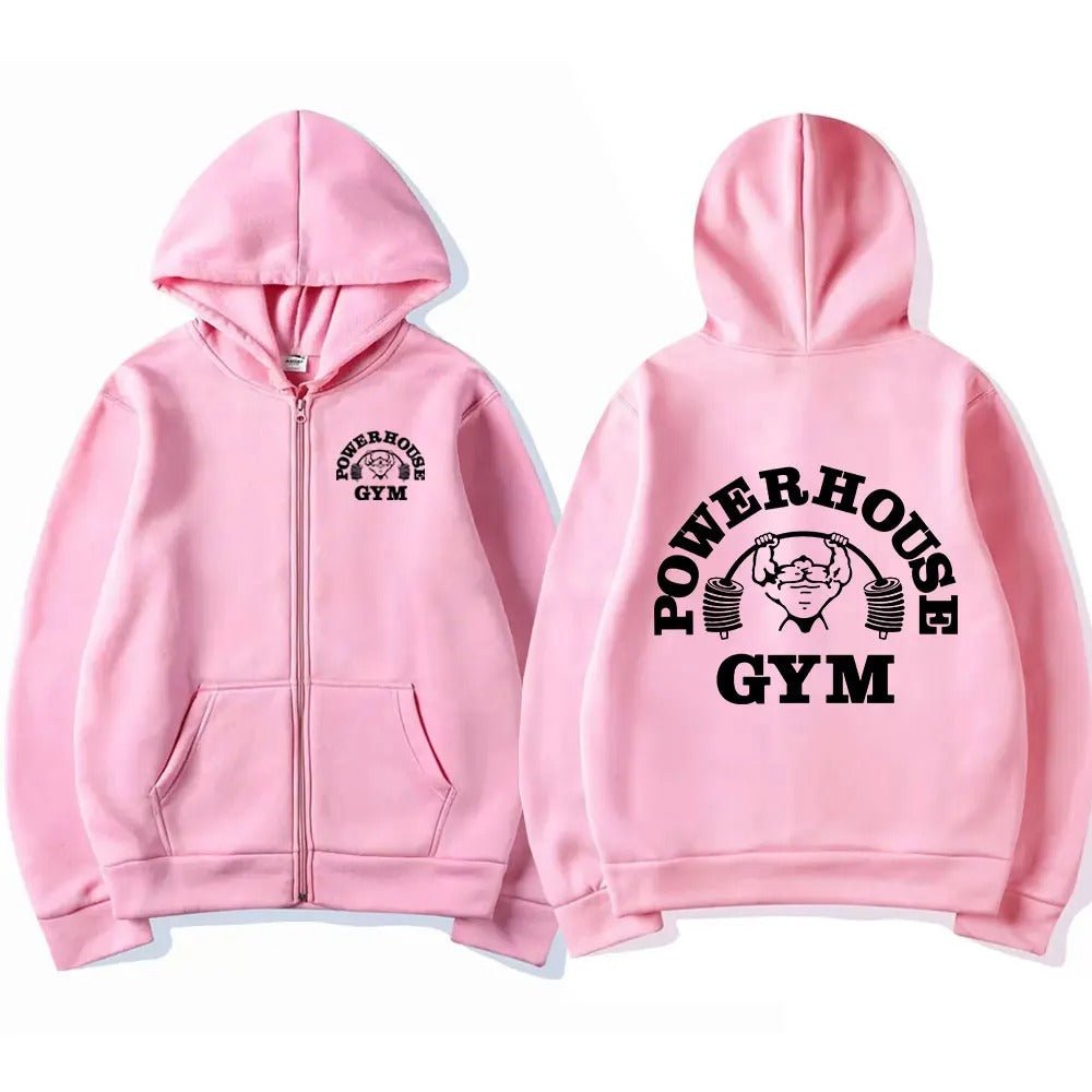 Sweat à capuche zippé Powerhouse Gym