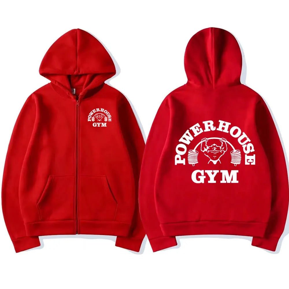 Sweat à capuche zippé Powerhouse Gym