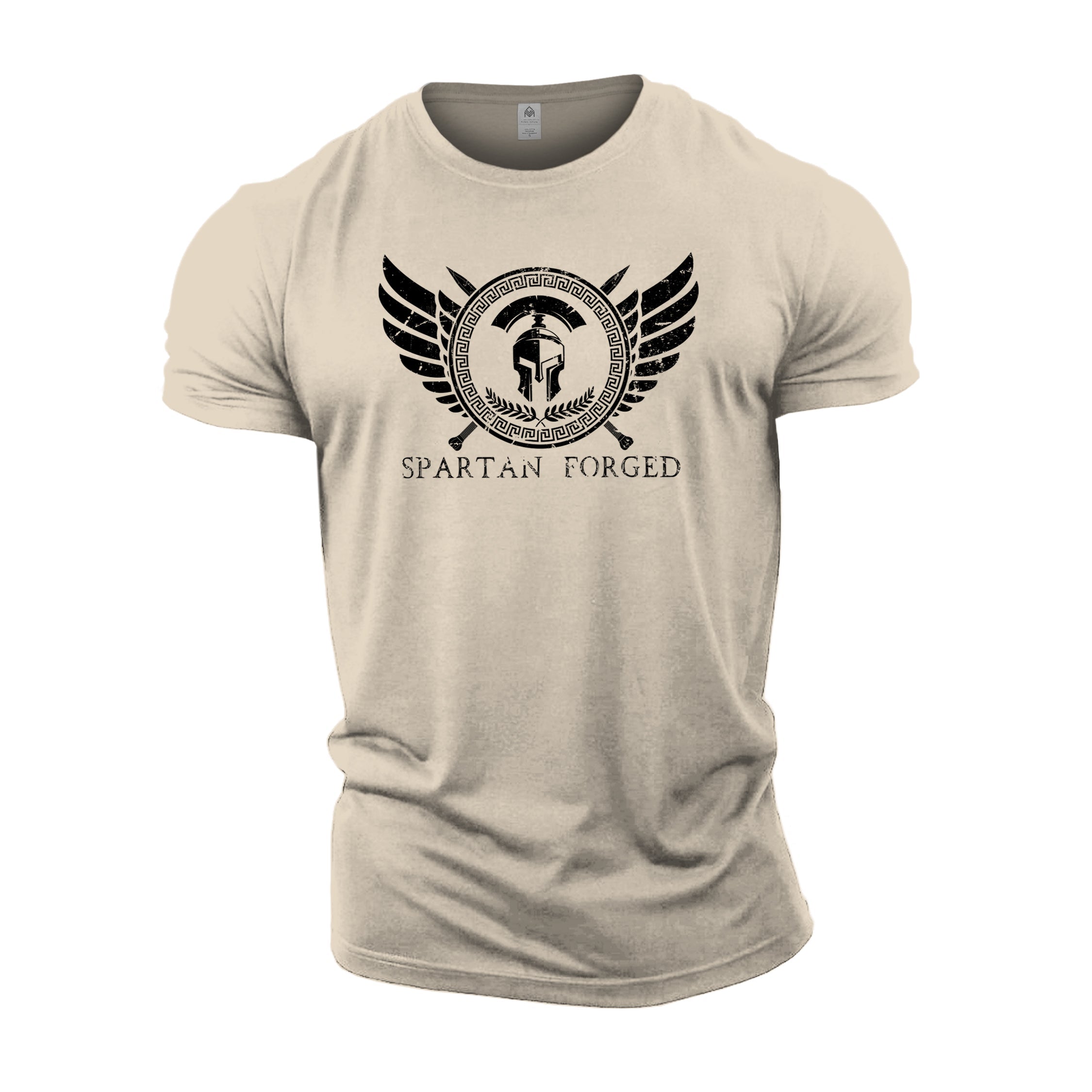 Spartan Forged Chest Emblem - Gym T-Shirt