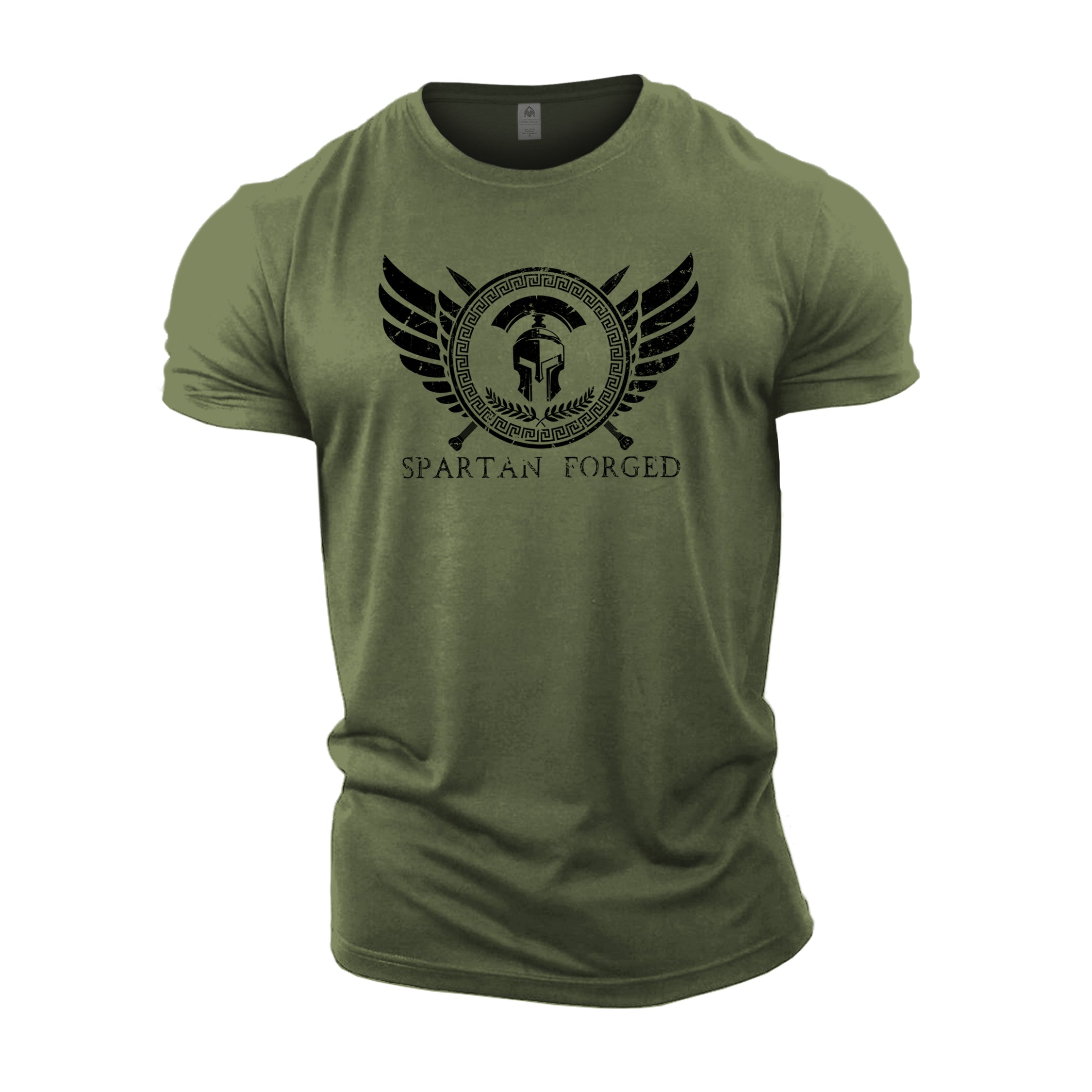 Spartan Forged Chest Emblem - Gym T-Shirt