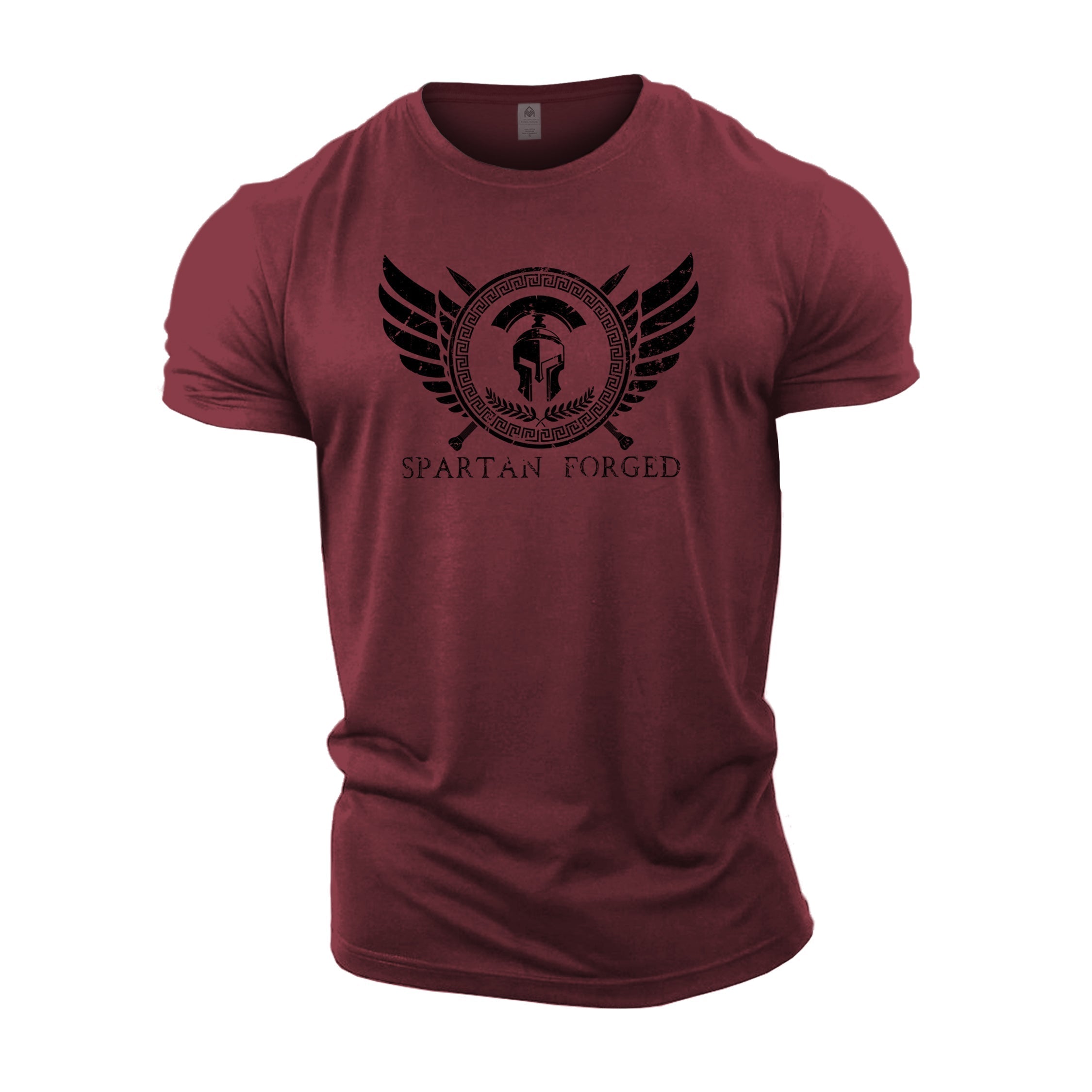 Spartan Forged Chest Emblem - Gym T-Shirt