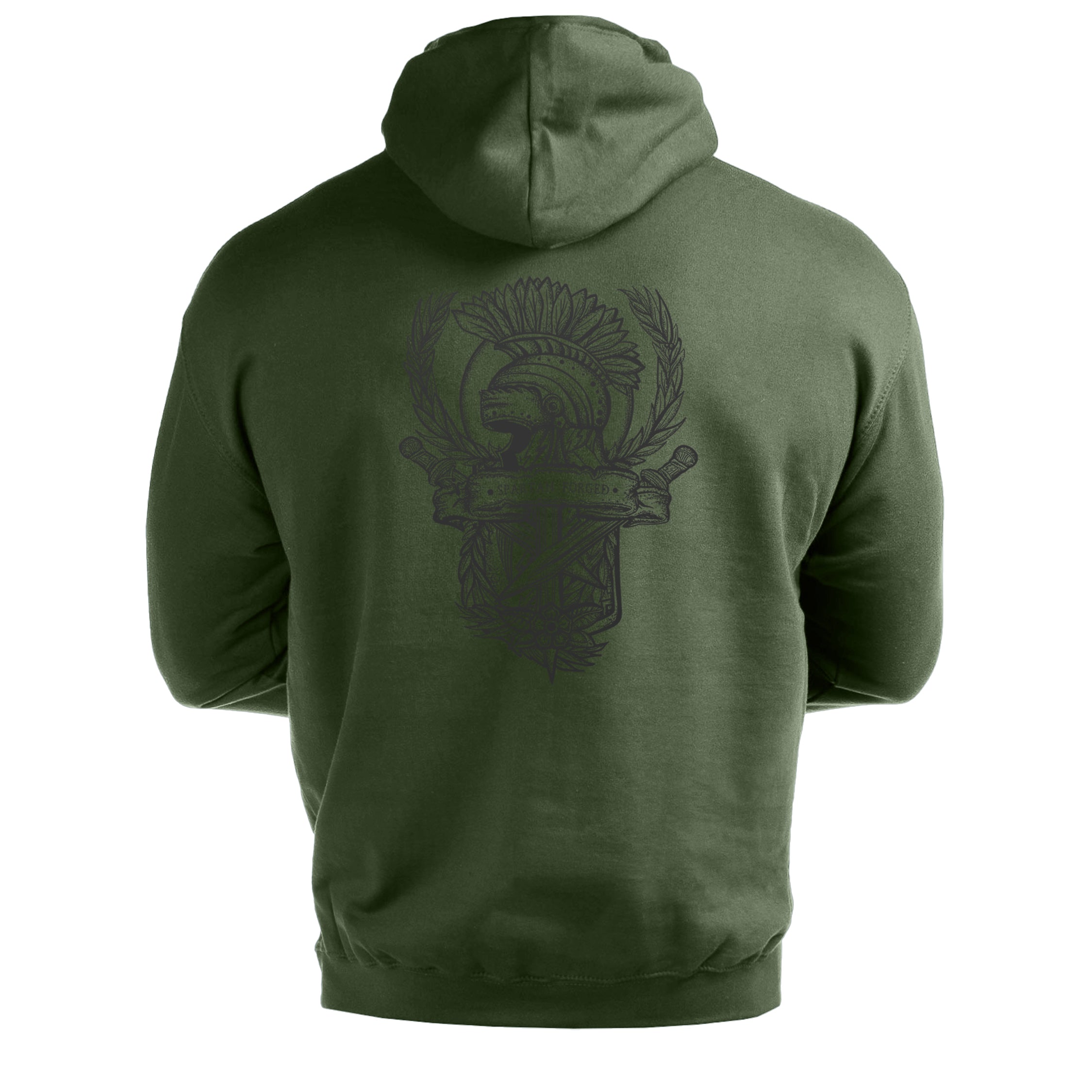 Spartan Forged Crest - Gym Hoodie