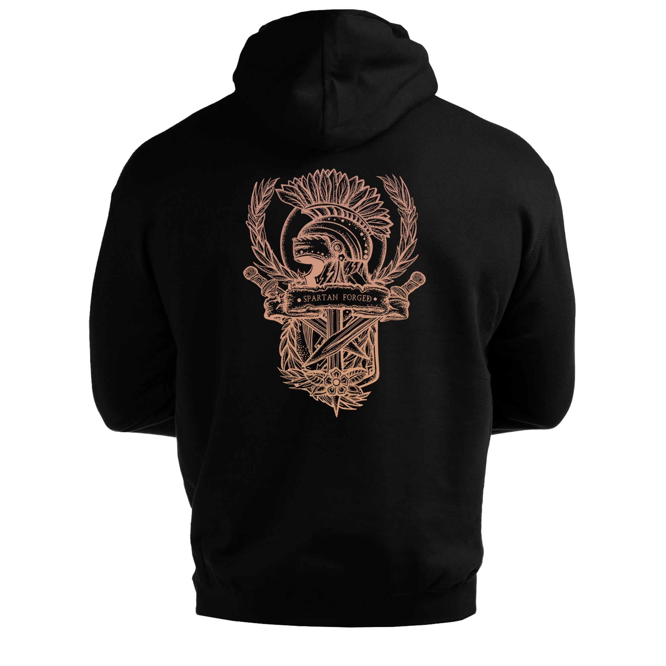 Spartan Forged Crest - Gym Hoodie