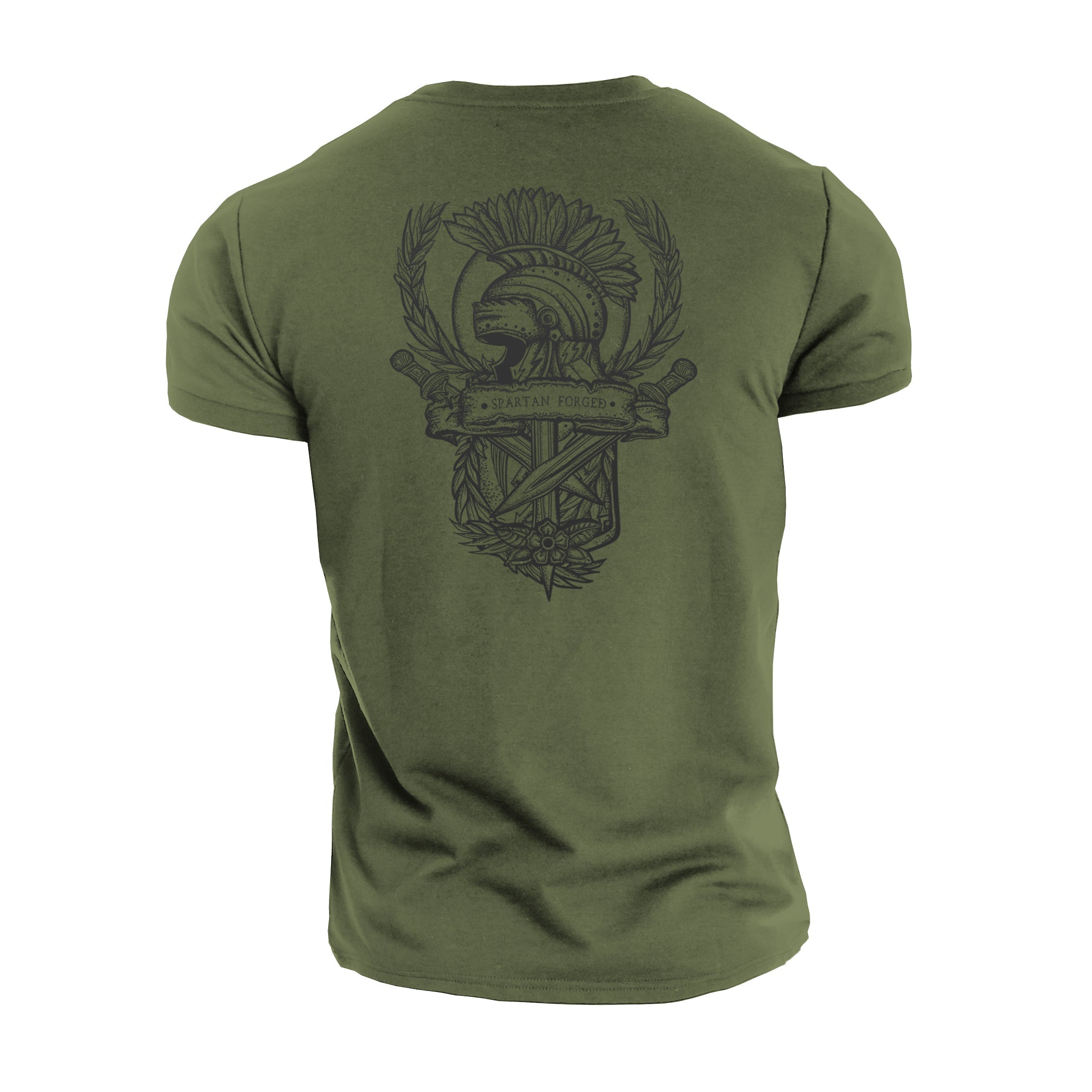 Spartan Forged Crest - Gym T-Shirt