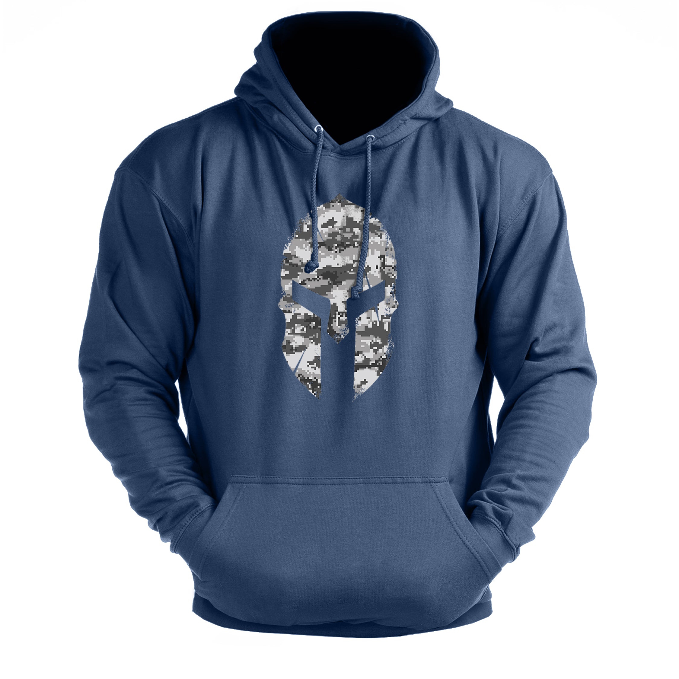 Spartan Helmet Winter Camo - Gym Hoodie