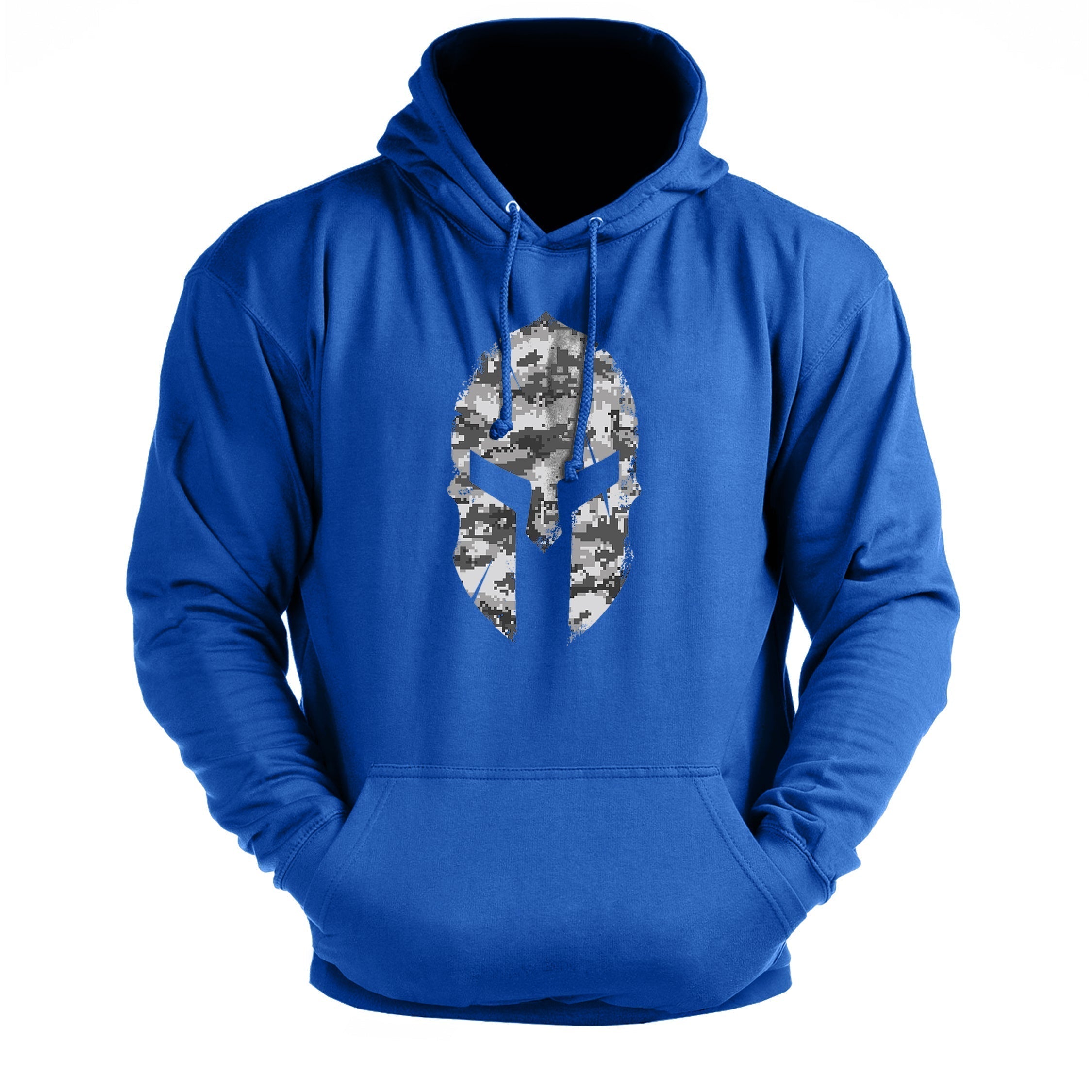 Spartan Helmet Winter Camo - Gym Hoodie