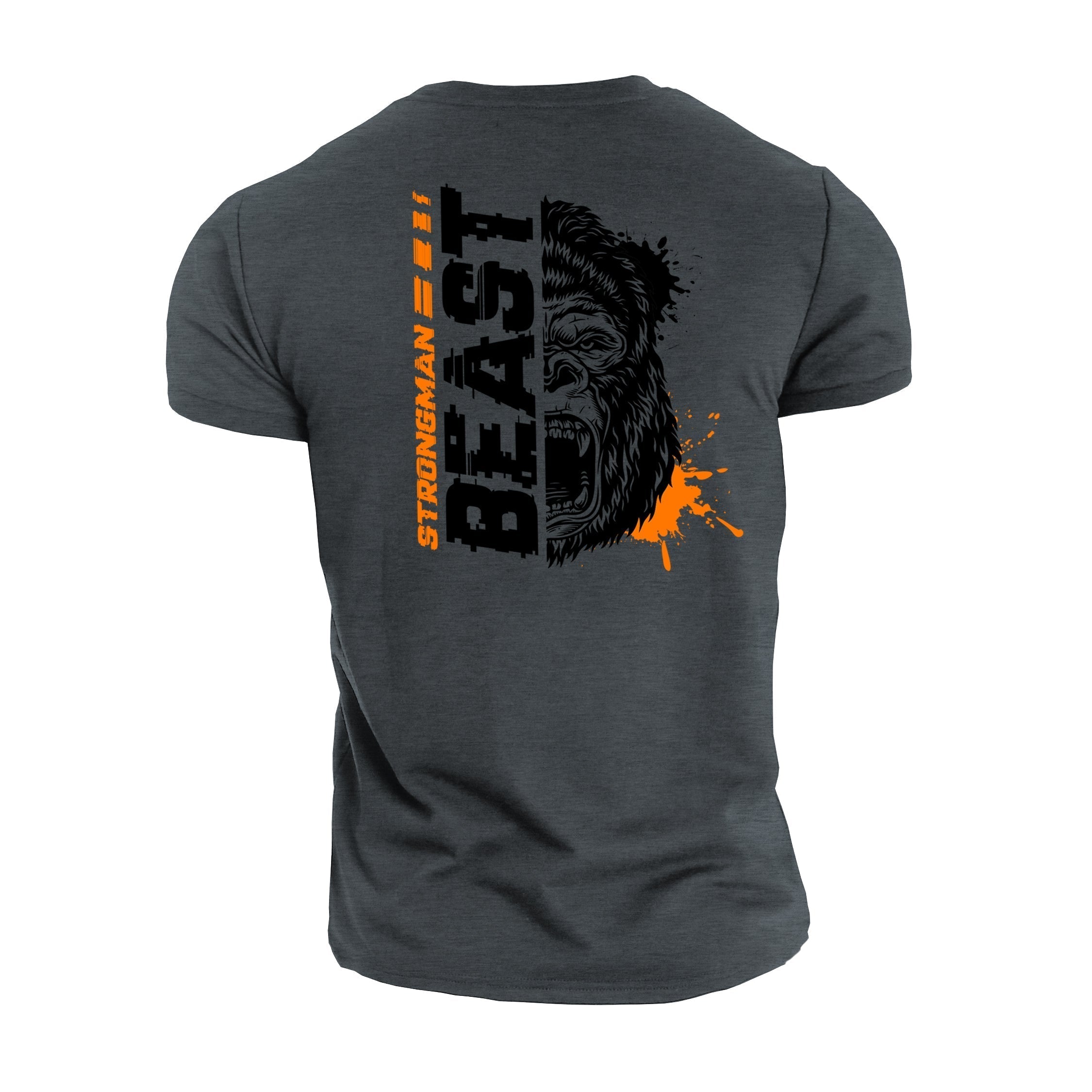 Strongman Beast Orange - T-shirt de sport