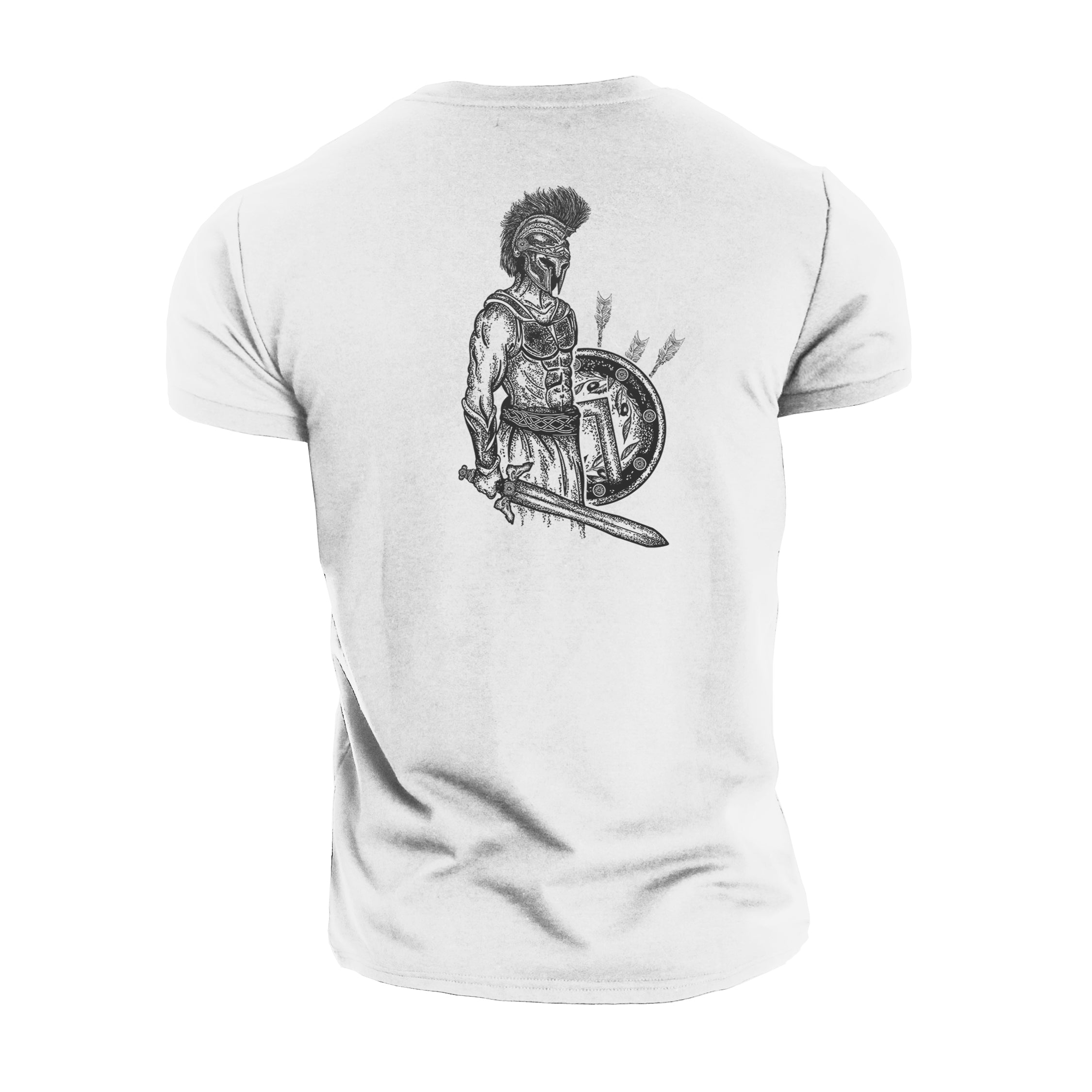 Épée et Bouclier - Forgé à la Manière des Spartiates - T-shirt de sport