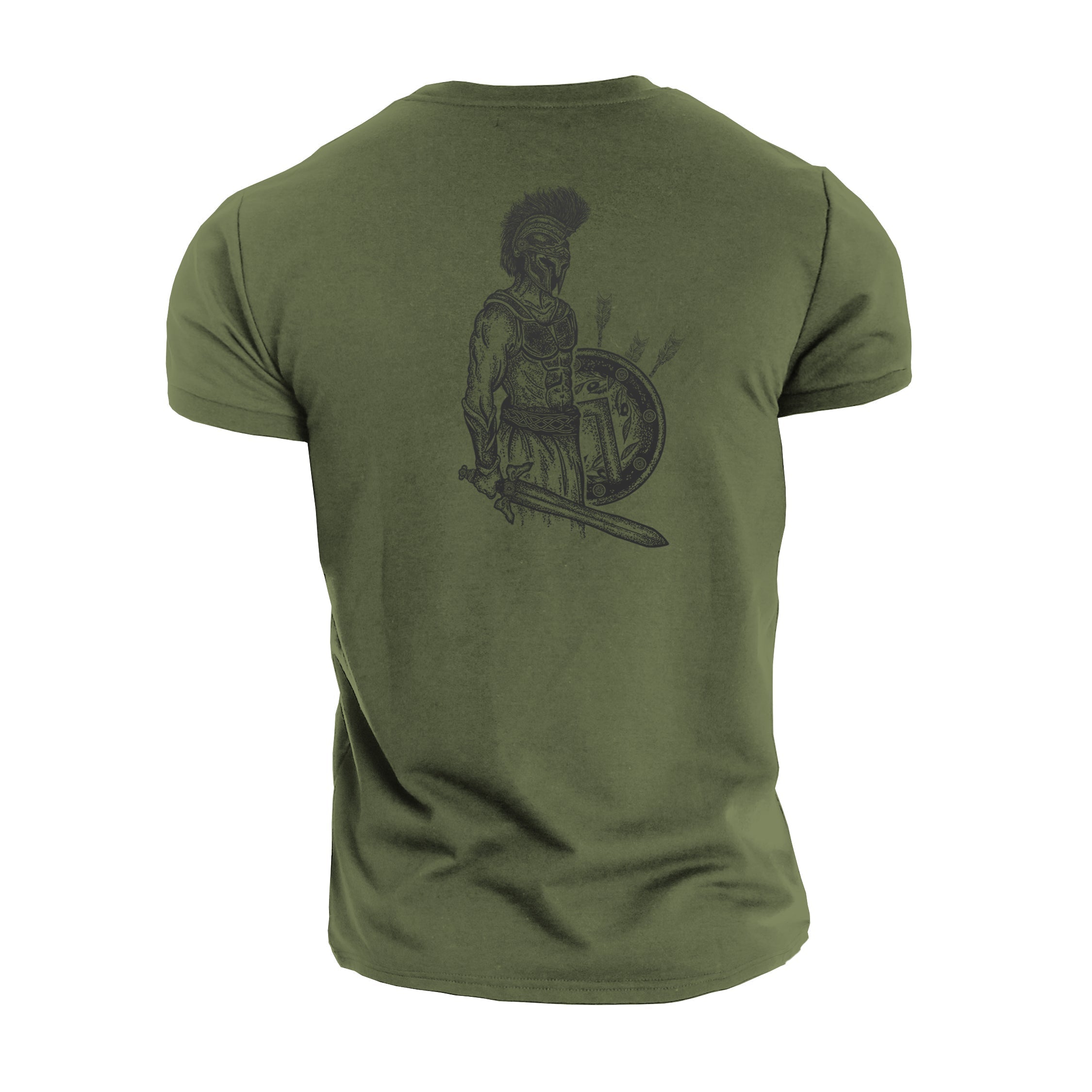 Épée et Bouclier - Forgé à la Manière des Spartiates - T-shirt de sport