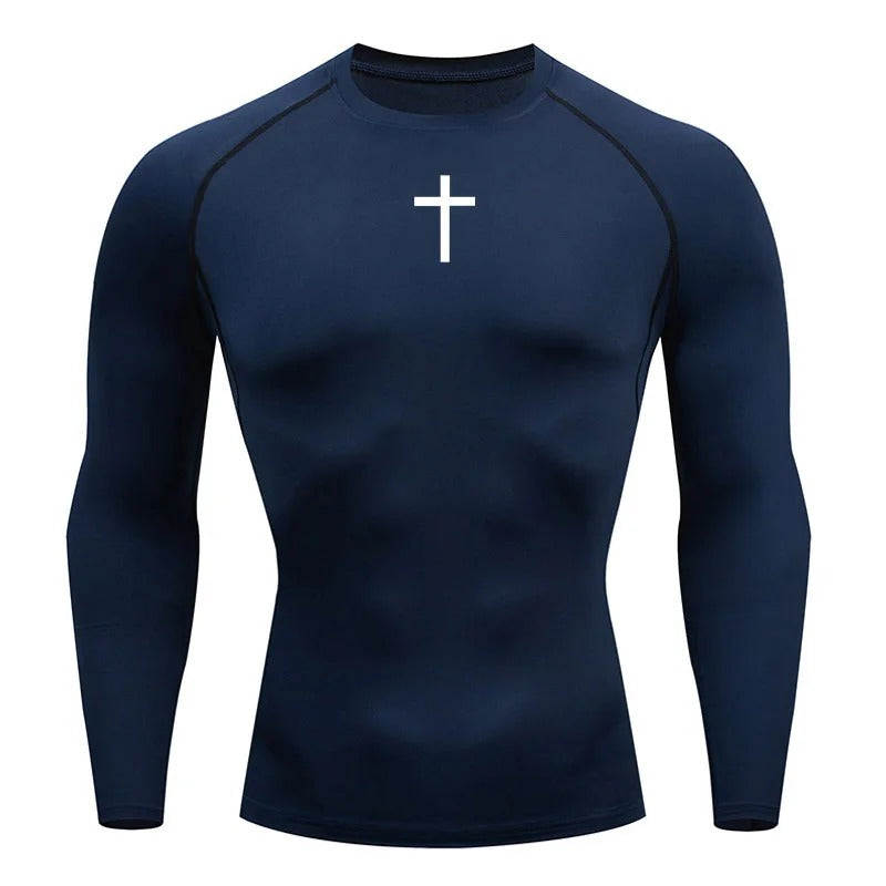 Compression Cross Manches longues T-shirt