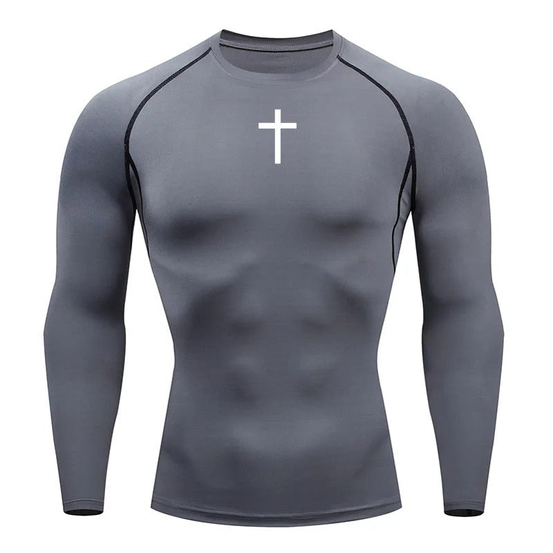 Compression Cross Manches longues T-shirt