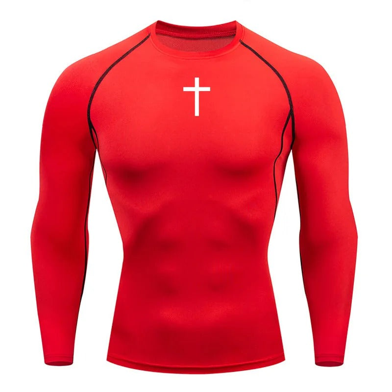 Compression Cross Manches longues T-shirt