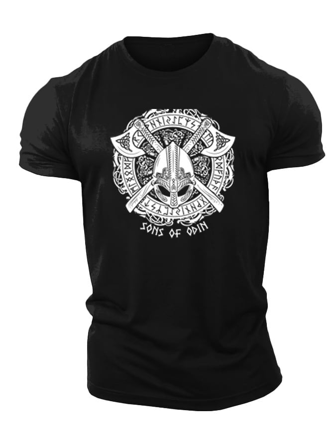 Viking Odin Axes T-shirt